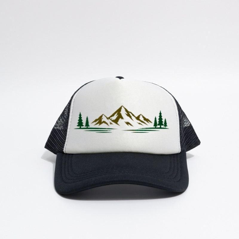 Mountain Scene HTV Trucker Hat
