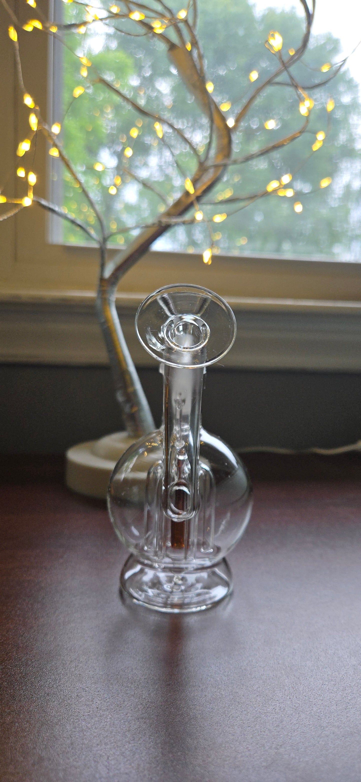 Glass Bong Smoking Hookah Percolator Water Pipe Recycler With 14mm Bowl