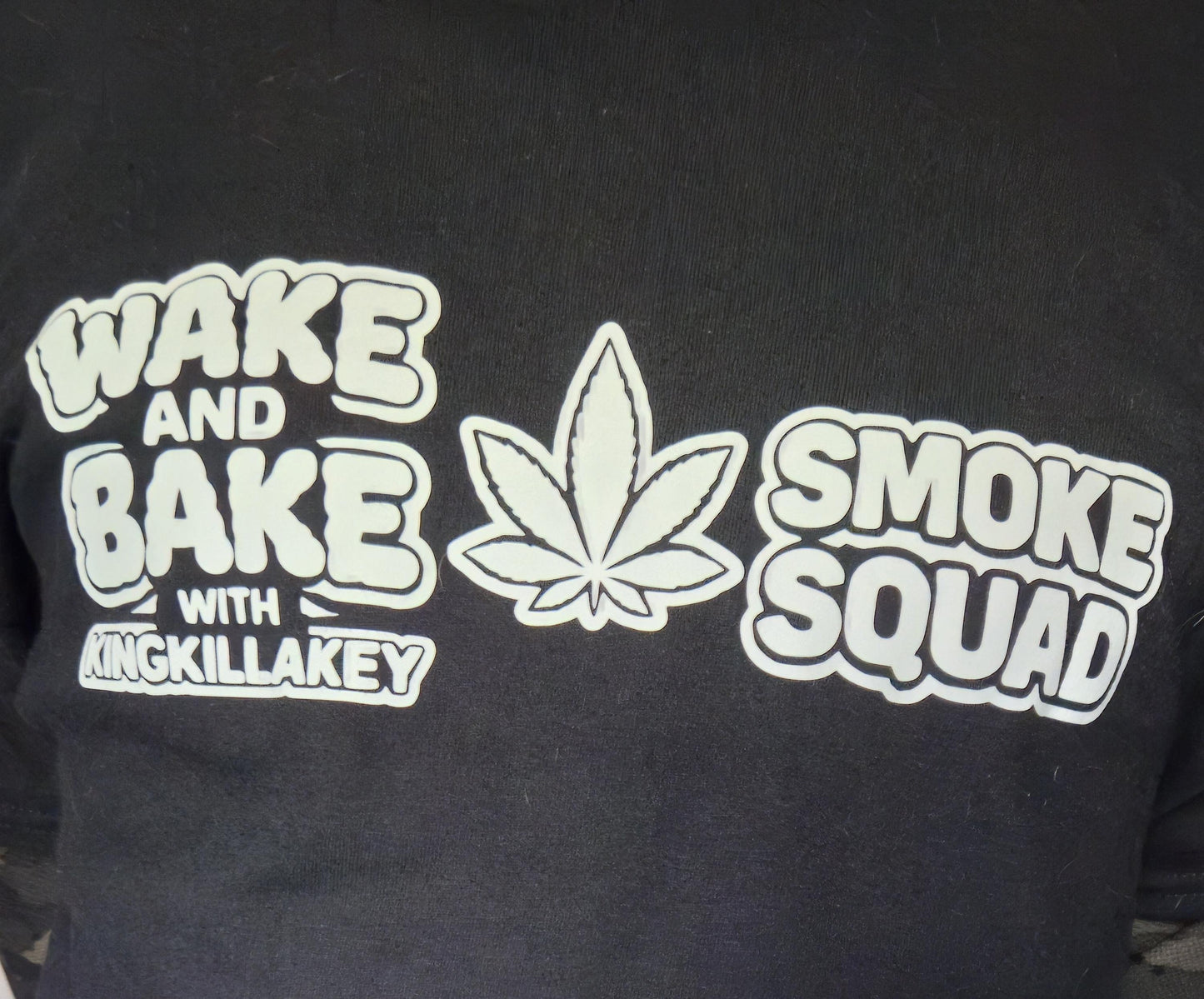 Custom Wake & Bake Smoke Squad Vinyl Decal | Personalized Weatherproof Sticker