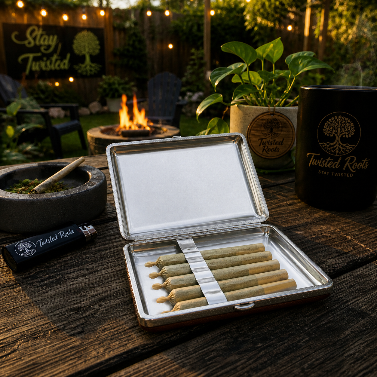 Premium Joint Holder Case – Leather Style