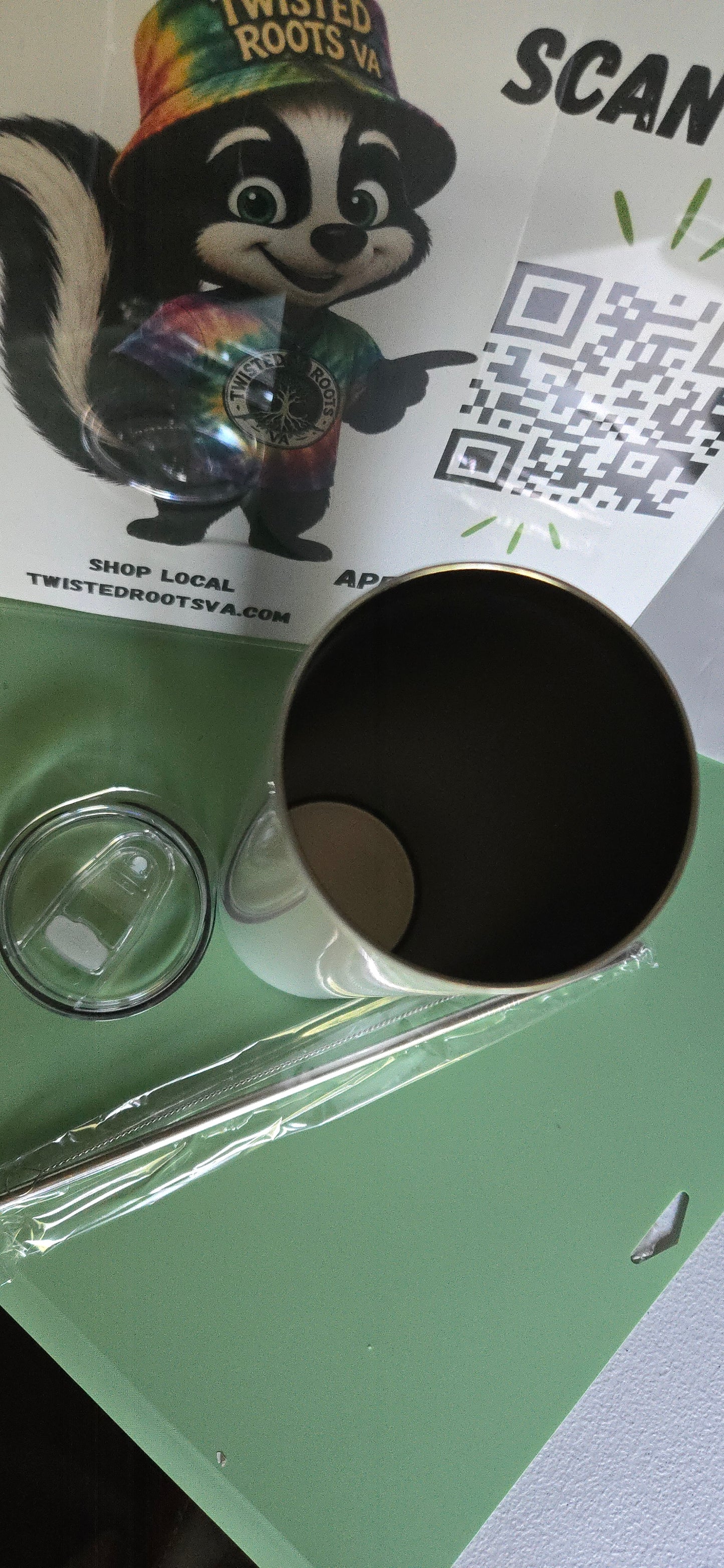 20oz Holographic Leopard Print Tumbler