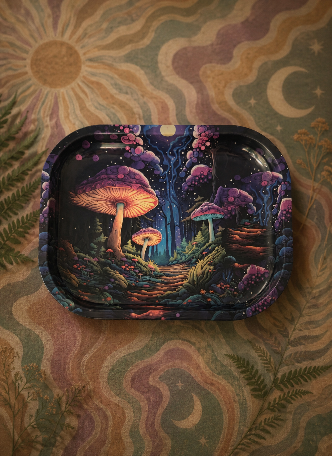 Mystic Mushroom Rolling Tray
