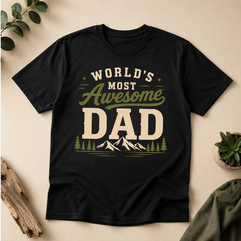 World's Most Awesome Dad T-Shirt