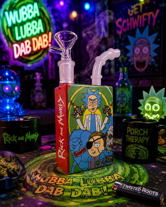 Rick and Morty Purge Juice Box Pipe