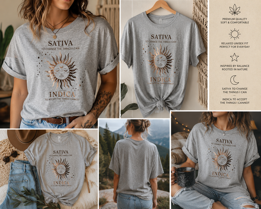 Sativa Indica Sun T-Shirt