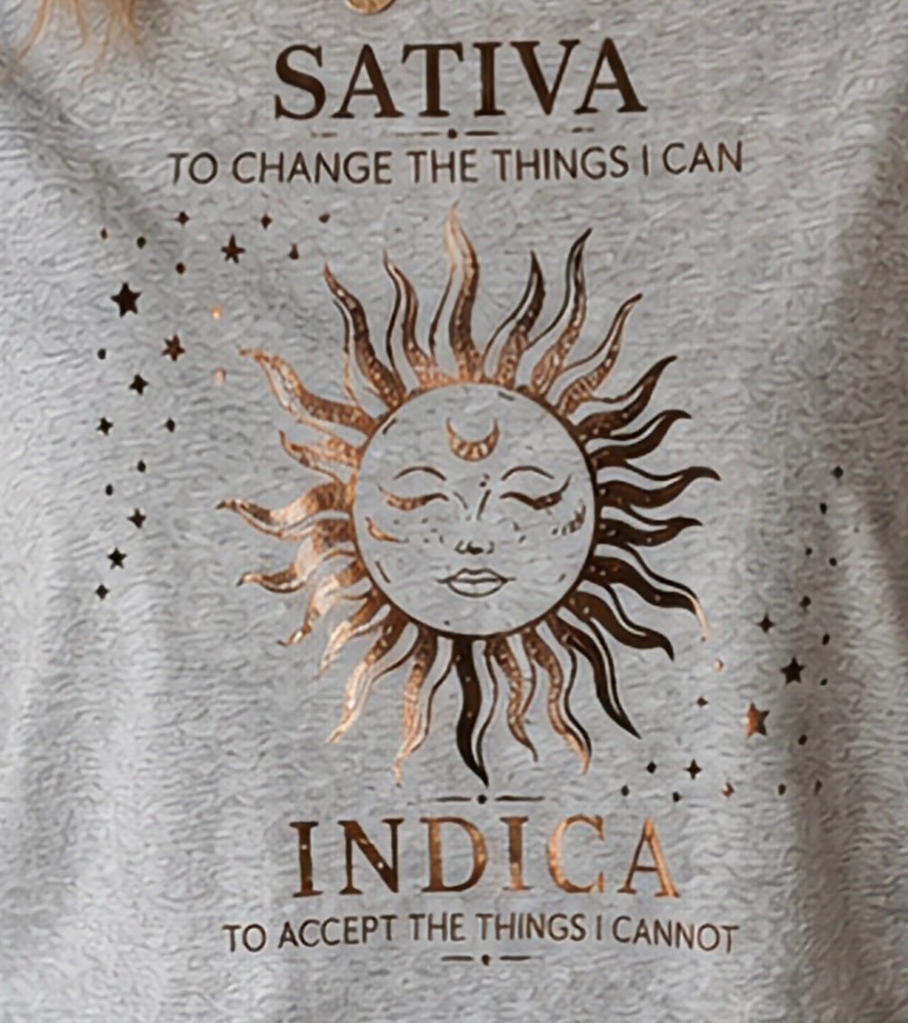 Sativa Indica Sun T-Shirt