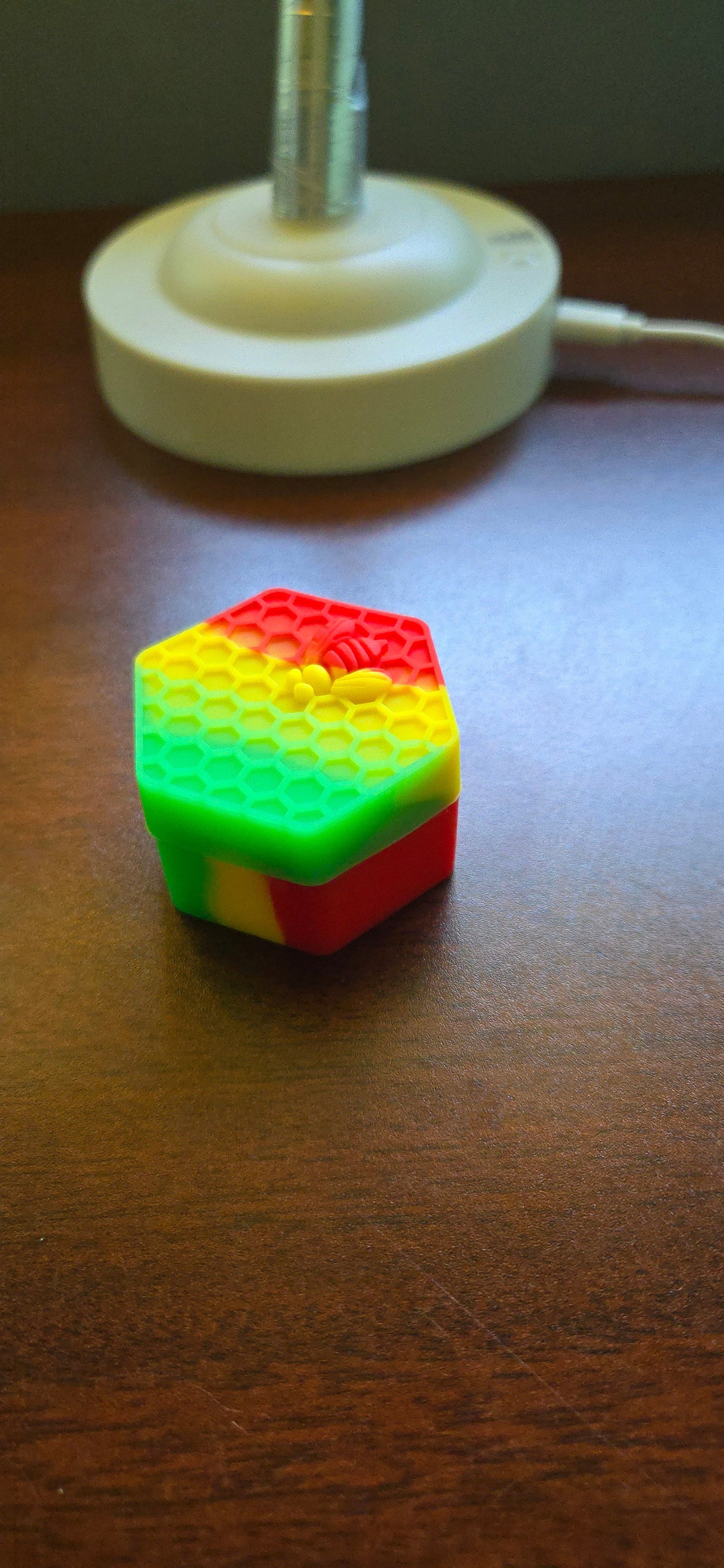Silicone Hexagon Storage Container