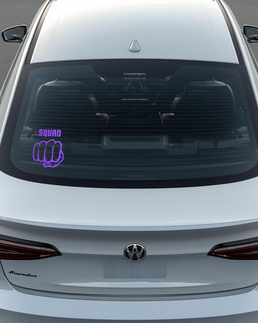 Fist Bump Squad Vinyl Decal | Weatherproof Outdoor Sticker