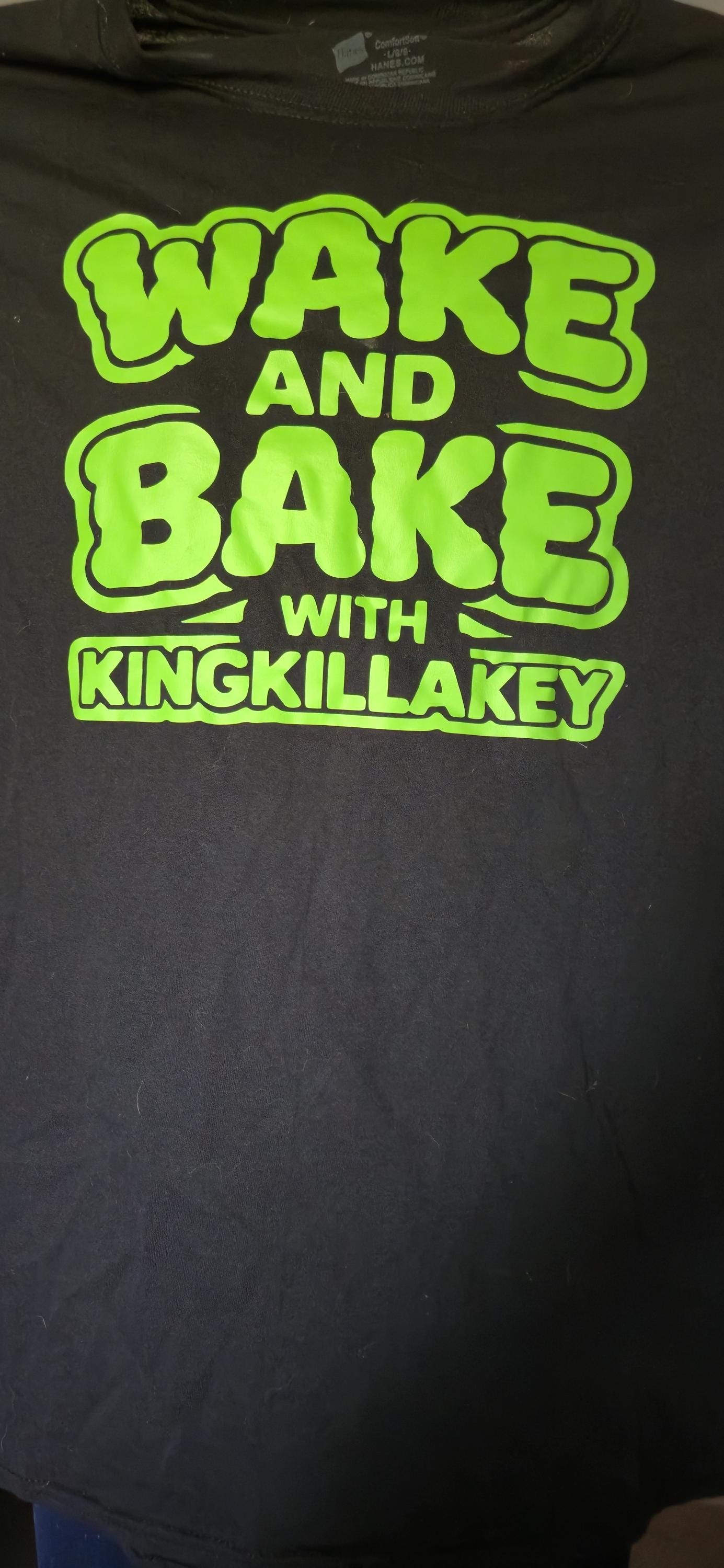 Wake & Bake KingKillaKey Graphic Tee | Twisted Roots Smoke Apparel