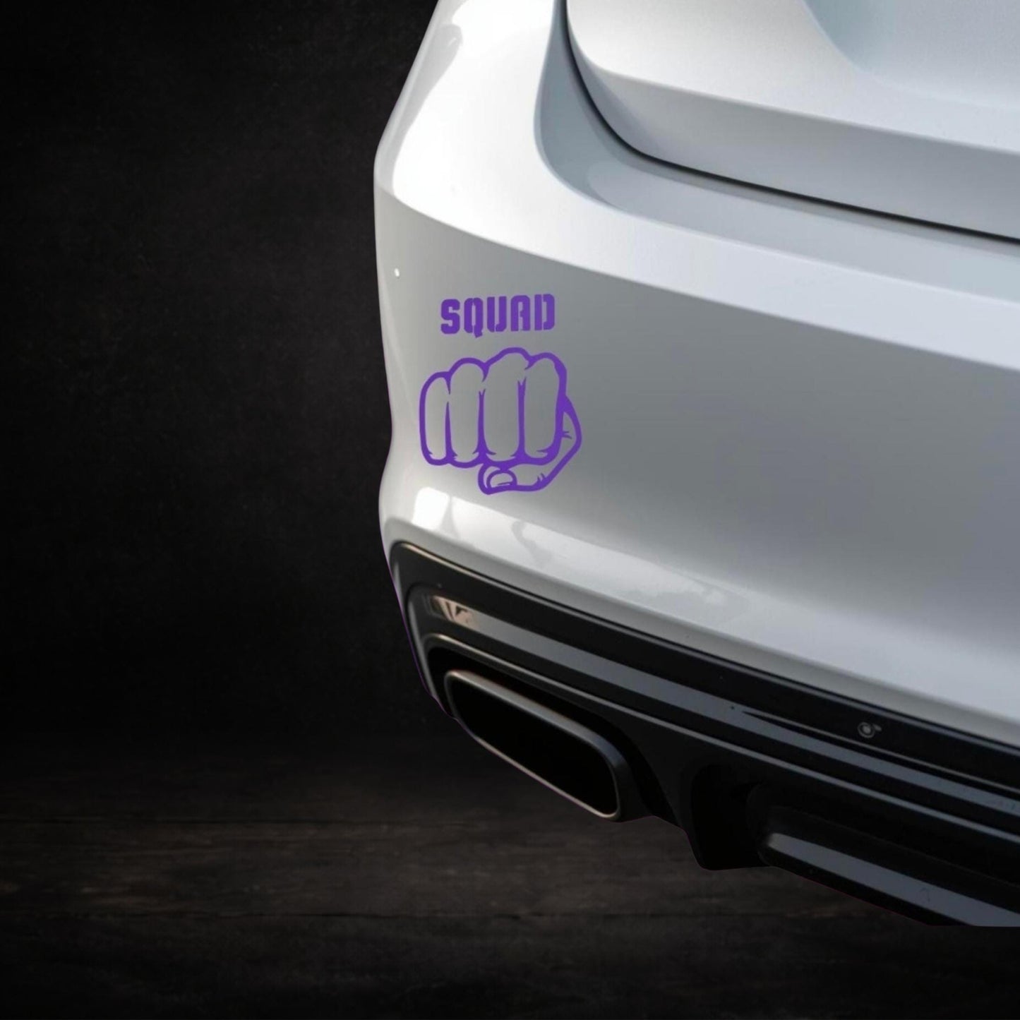 Fist Bump Squad Vinyl Decal | Weatherproof Outdoor Sticker