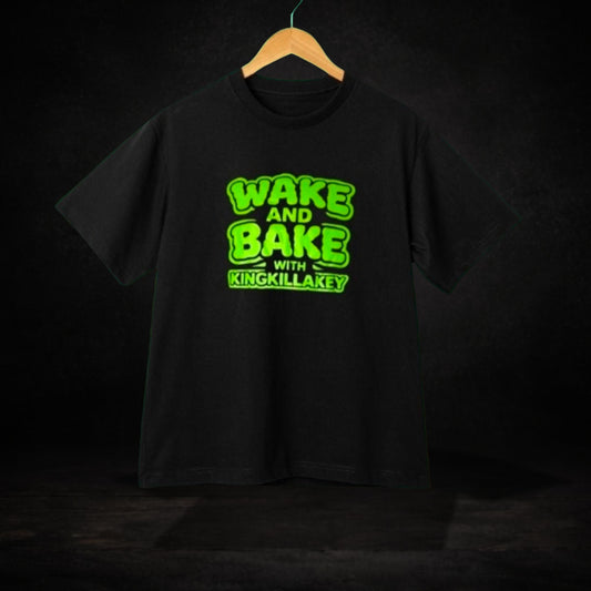 Wake & Bake KingKillaKey Graphic Tee | Twisted Roots Smoke Apparel