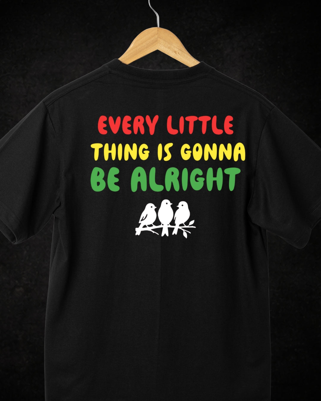 Every Little Thing Is Gonna Be Alright Rasta Graphic Tee | Twisted Roots