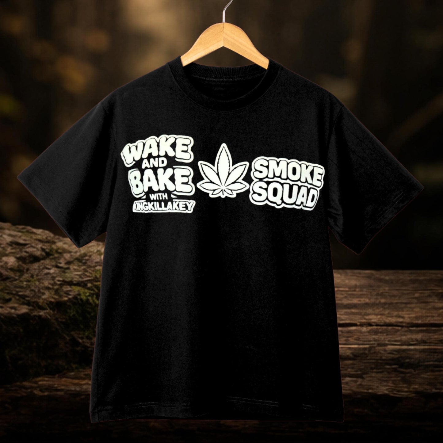 Wake & Bake KingKillaKey Graphic Tee | Twisted Roots Smoke Squad