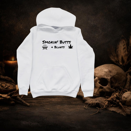 Smokin' Butts & Blunts Graphic Hoodie | Twisted Roots Streetwear