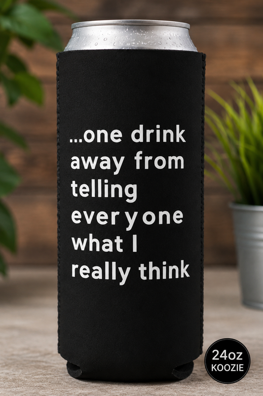Can Koozie Double Sided Funny