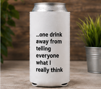 Can Koozie Double Sided Funny