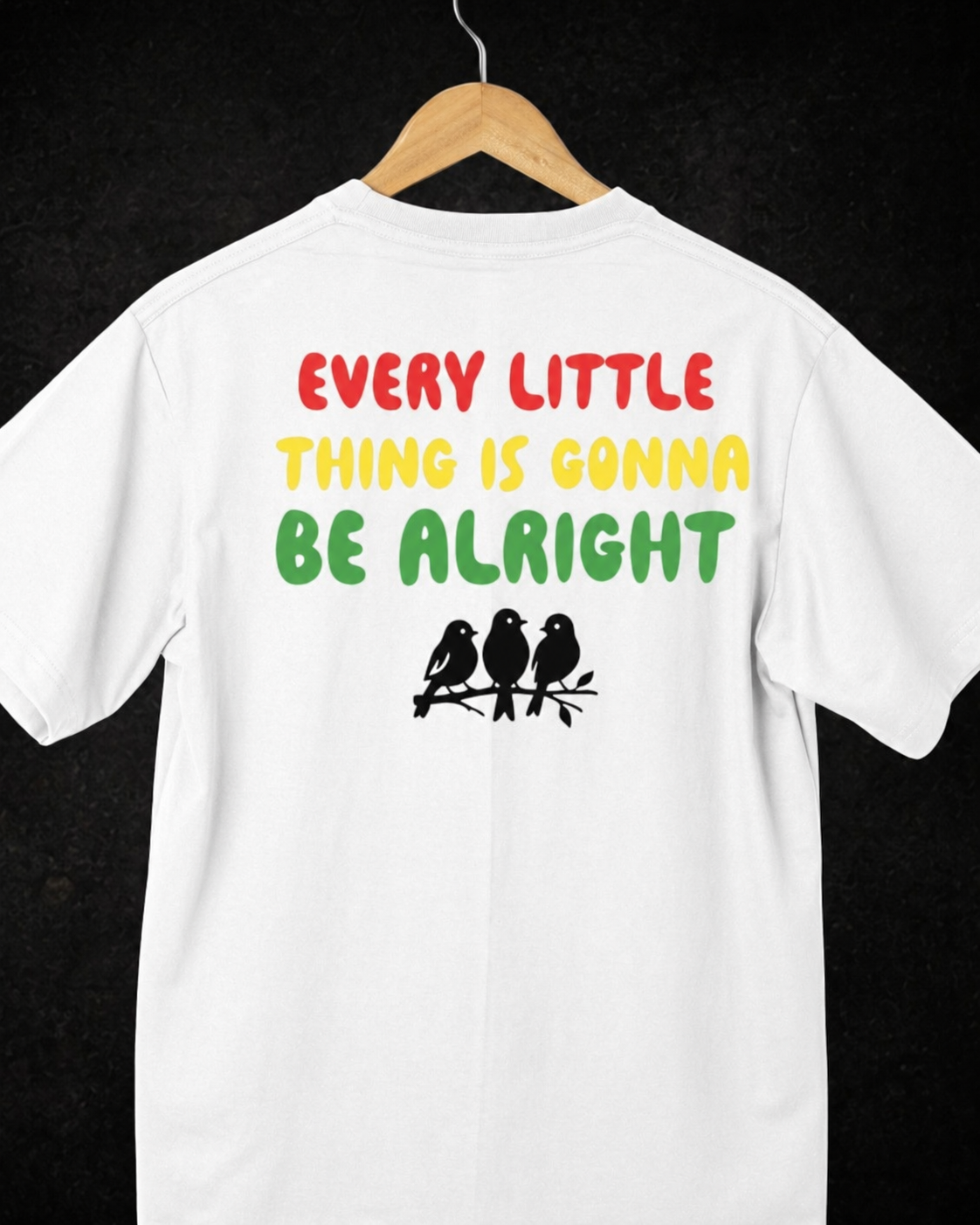 Every Little Thing Is Gonna Be Alright Rasta Graphic Tee | Twisted Roots