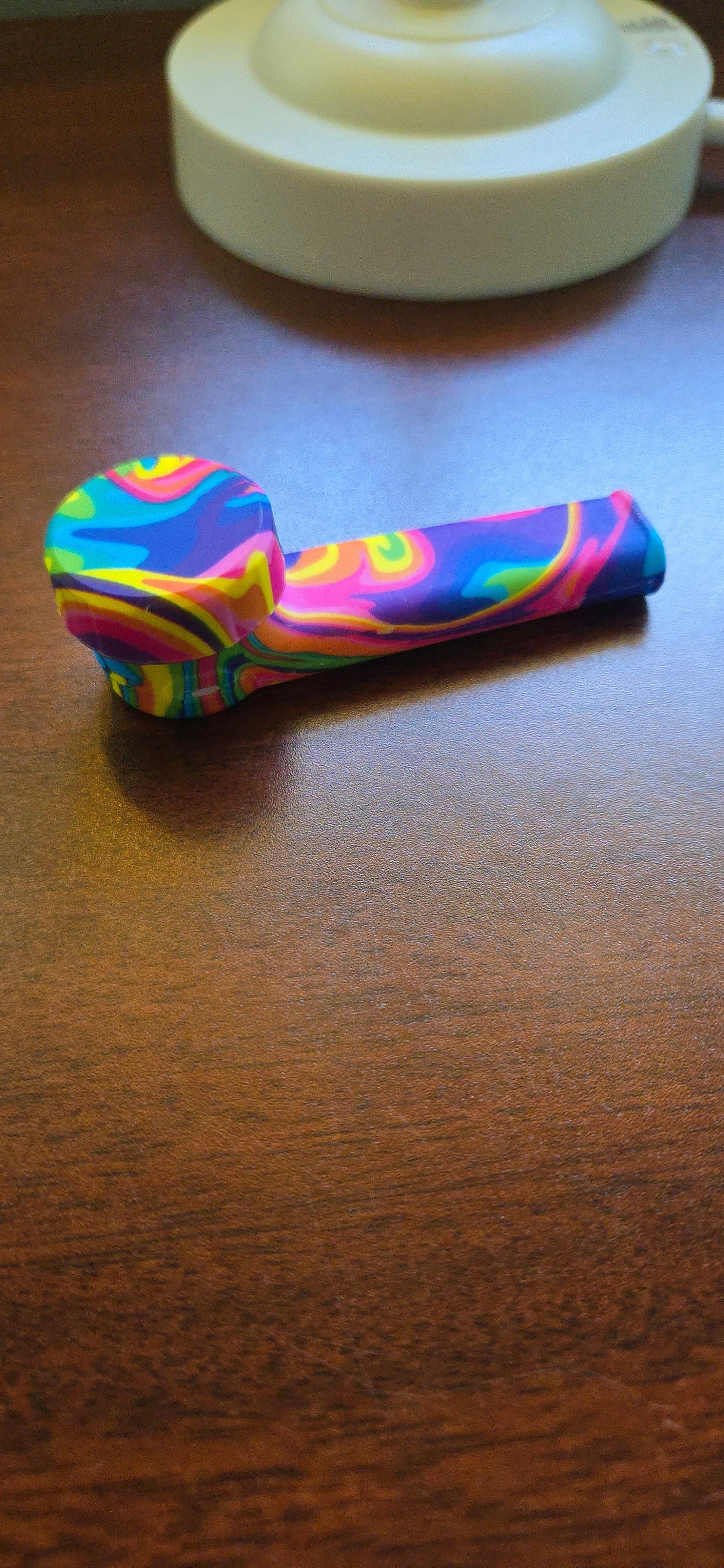 Silicone Smoking Pipe with Lid