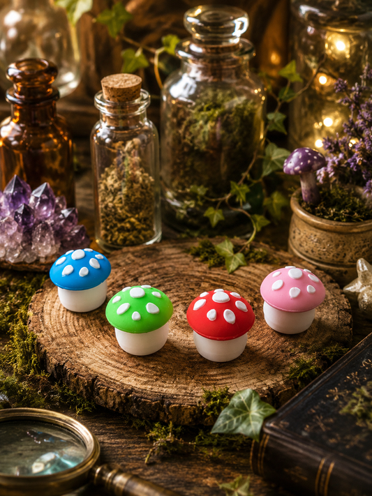Mini Silicone Mushroom Storage Container