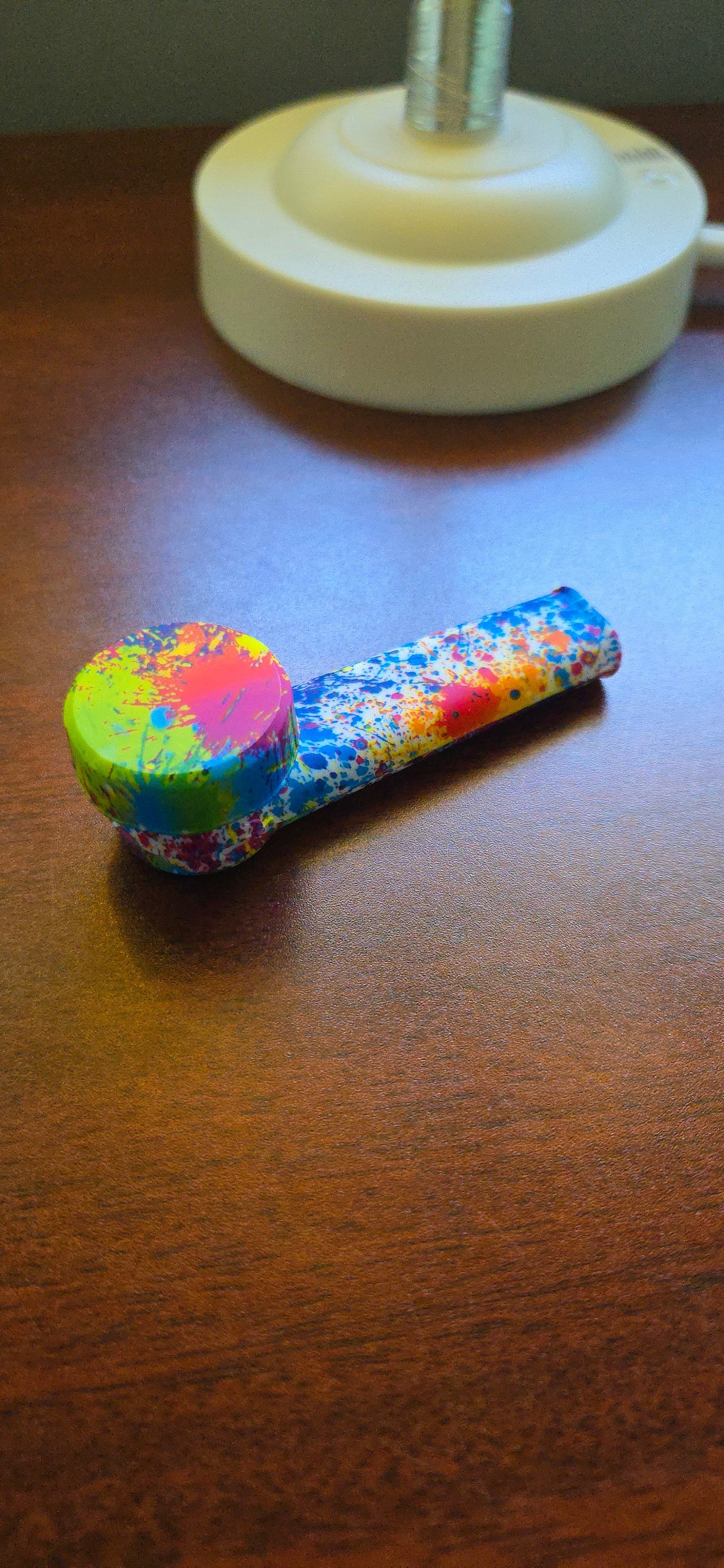 Silicone Smoking Pipe with Lid