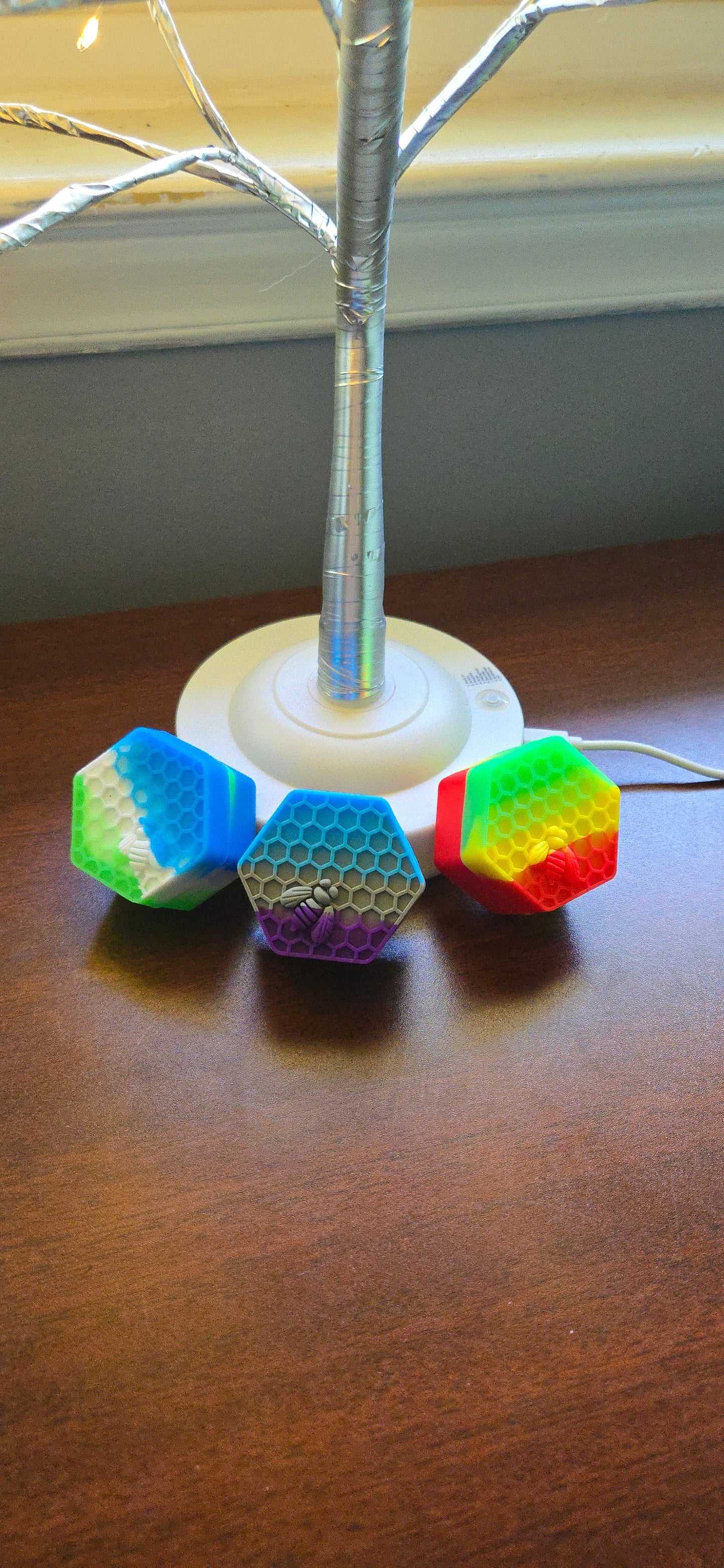 Silicone Hexagon Storage Container