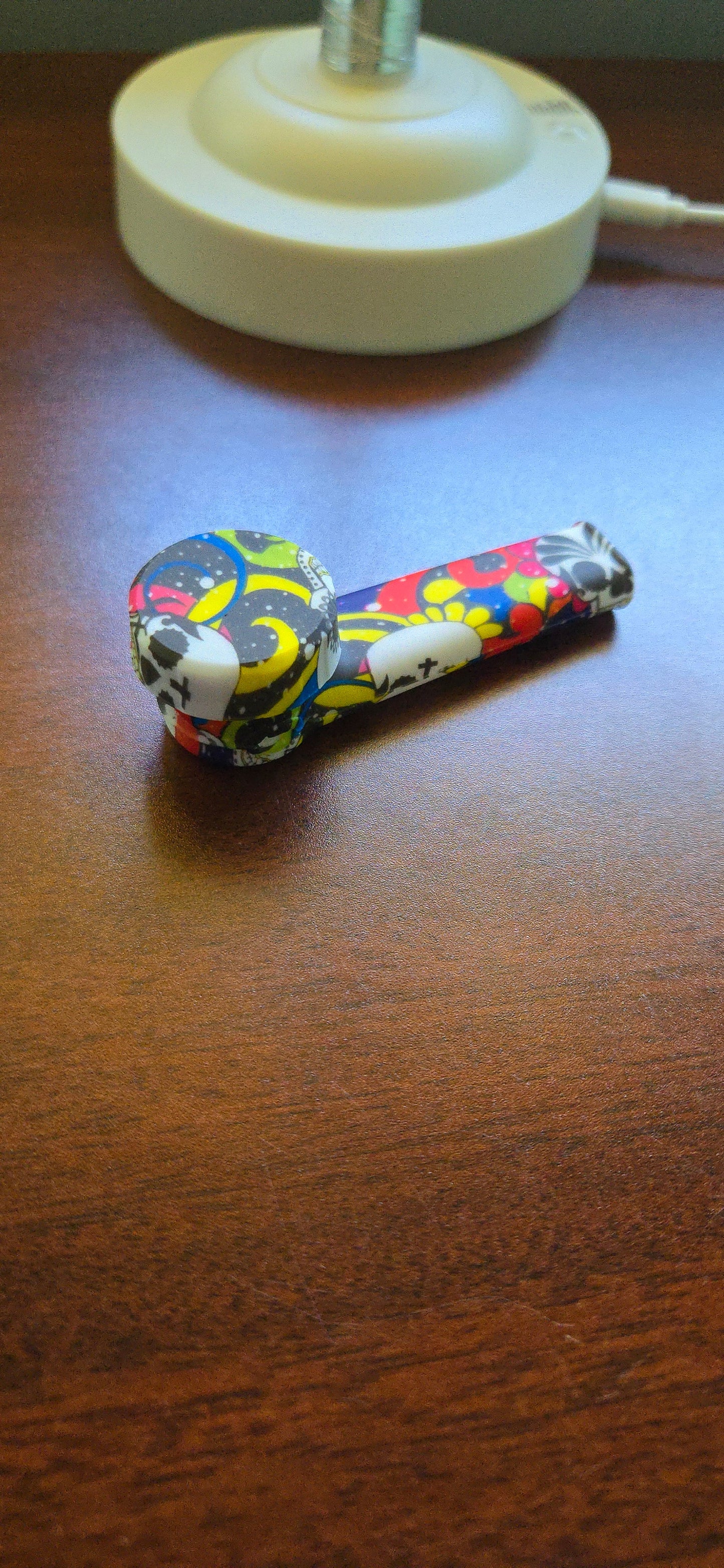 Silicone Smoking Pipe with Lid