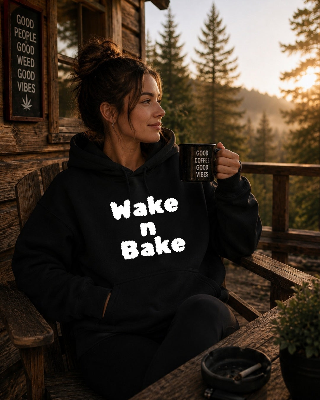 Wake & Bake Hoodie | Twisted Roots Apparel