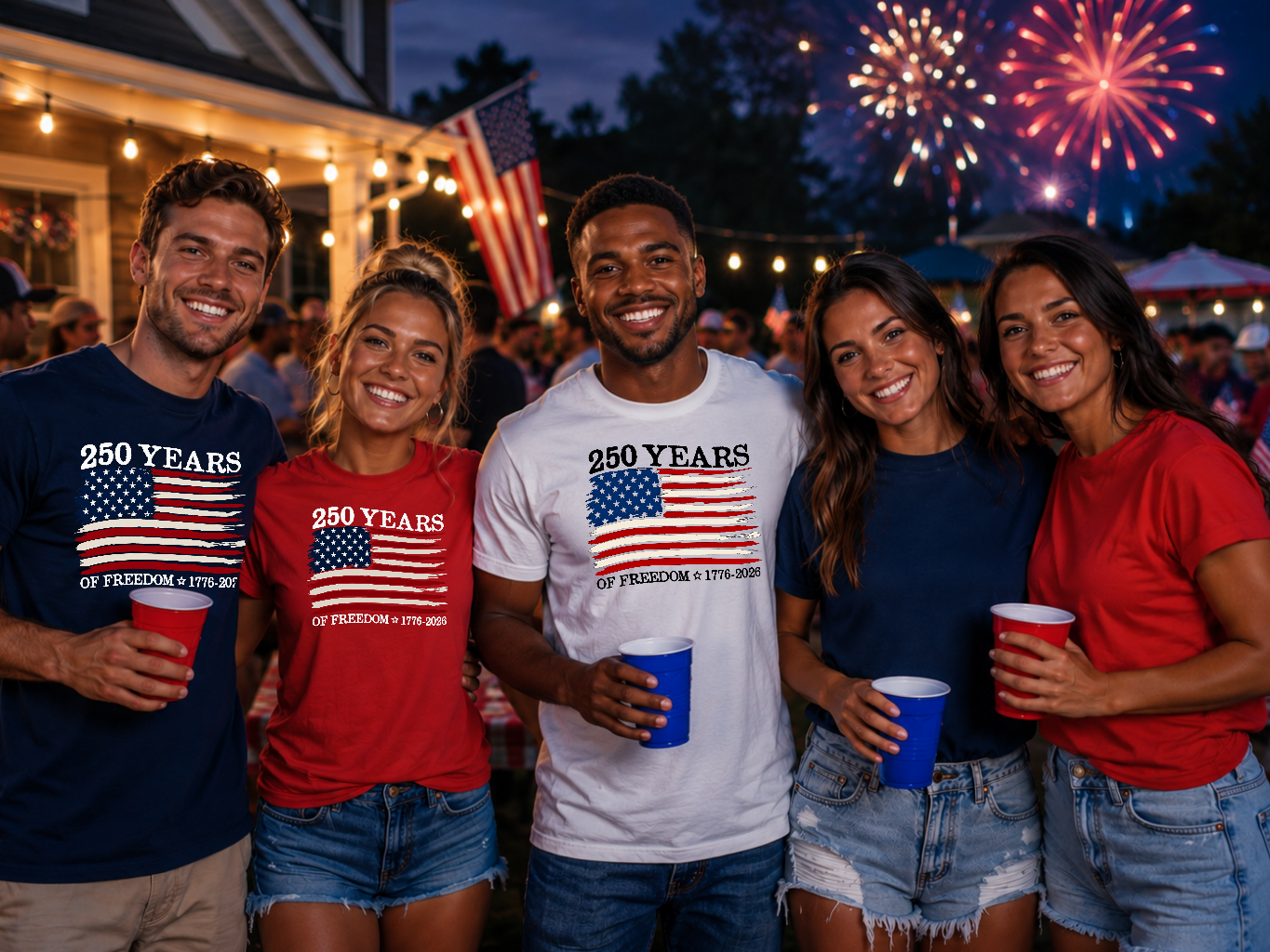 250 Years of Freedom T-Shirt | 1776-2026 | America | USA | Free Shipping