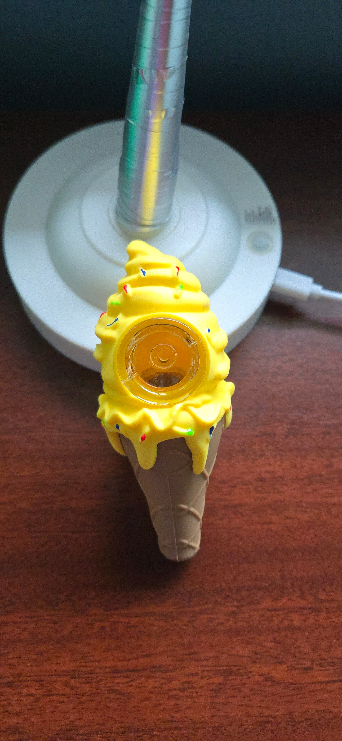 Ice Cream Cone Silicone Pipe