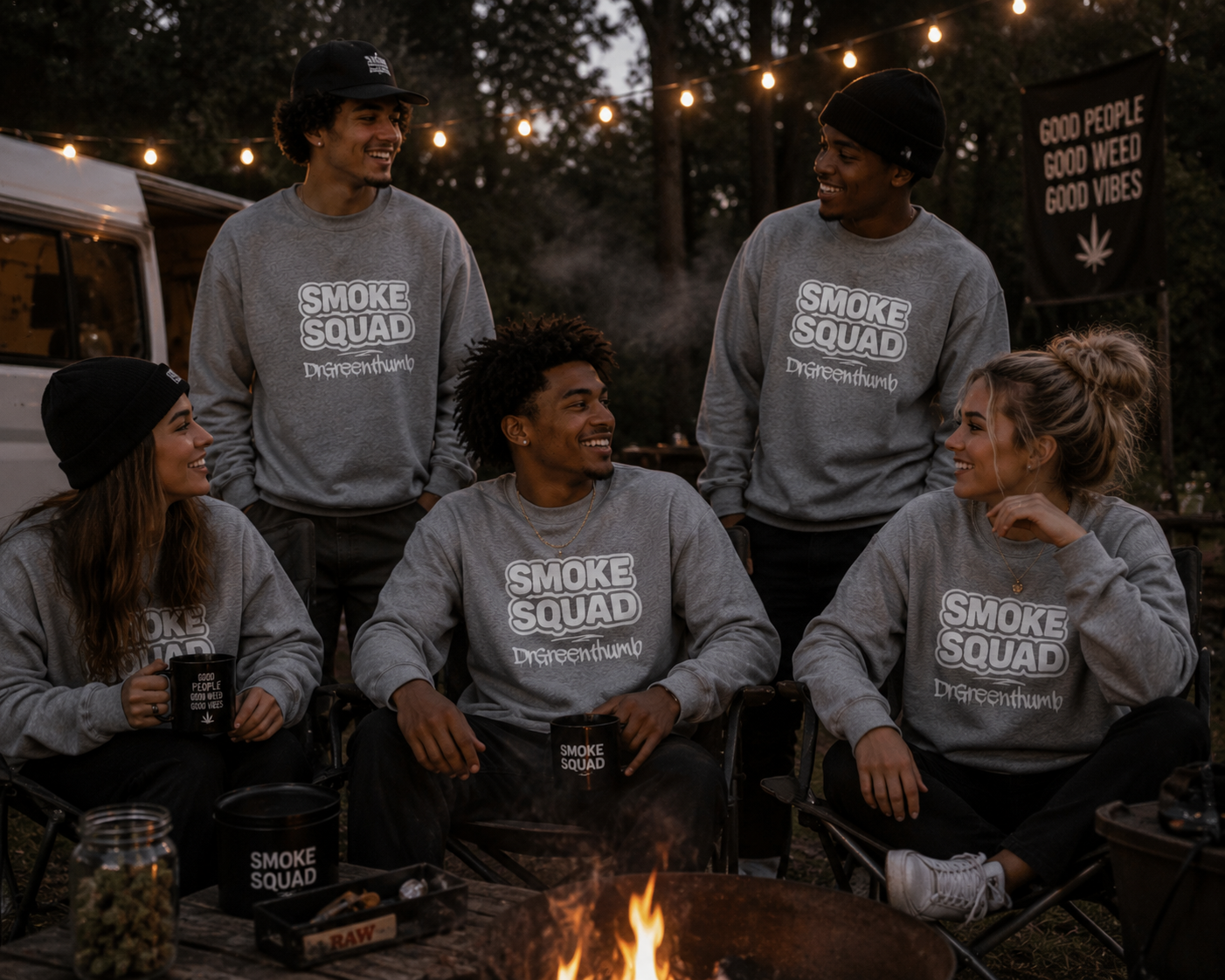 Smoke Squad DrGreenthumb Graphic Sweatshirt | Twisted Roots