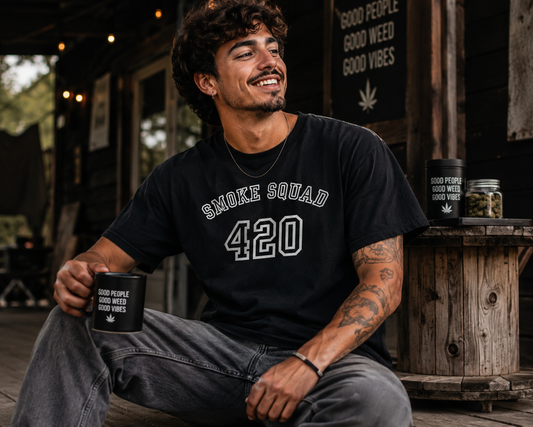Smoke Squad 420  Graphic Tee | Twisted Roots Streetwear