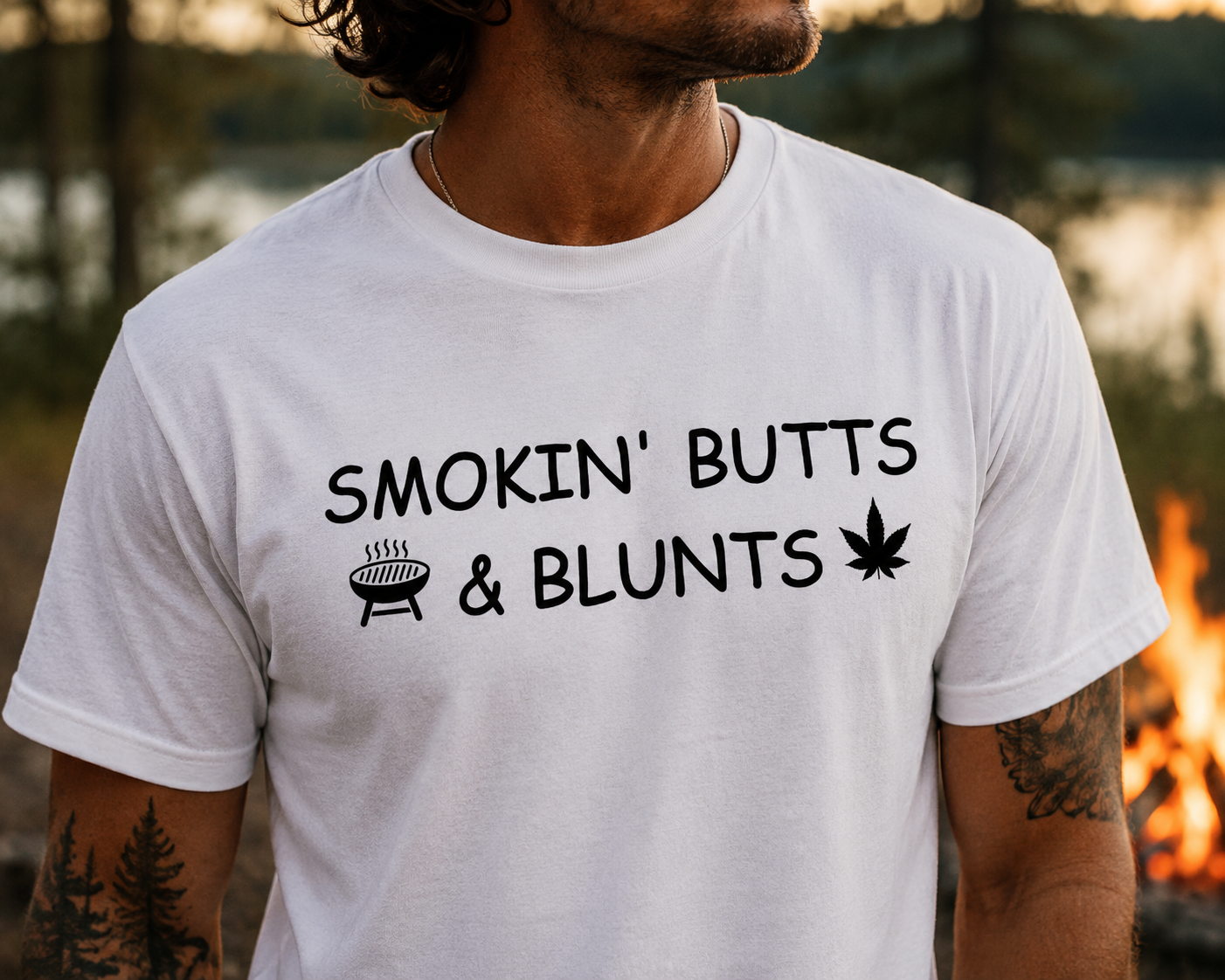 Butts & Blunts Graphic Tee | Twisted Roots Smoke Culture Streetwear