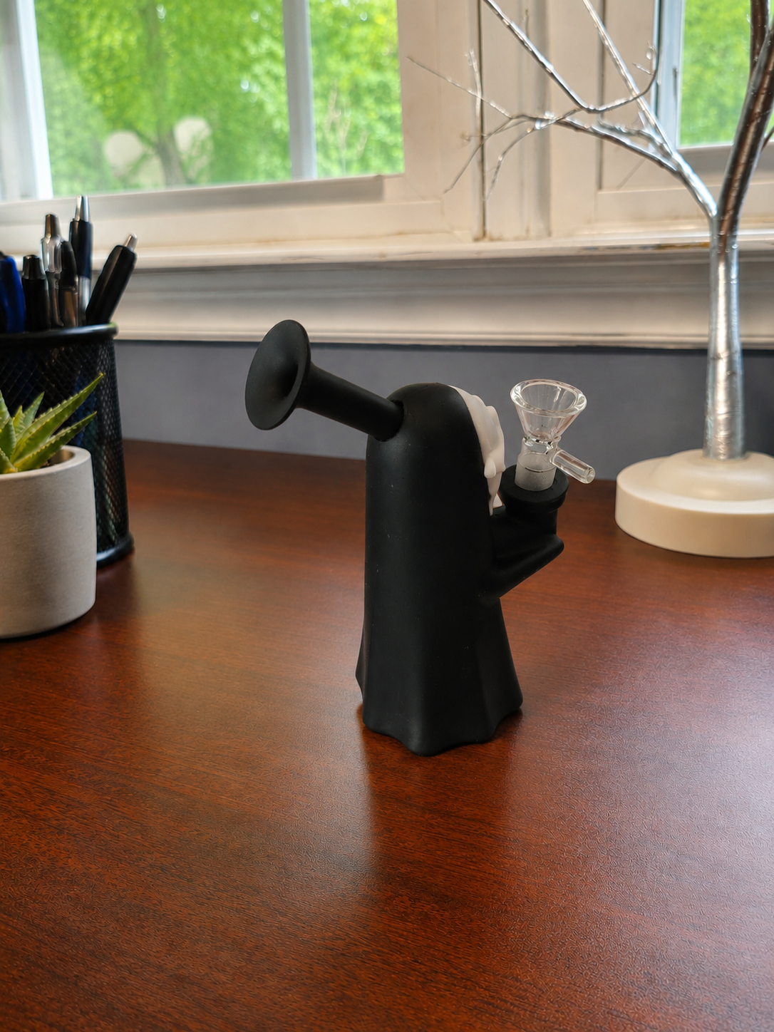 Ghost Face Silicone Water Pipe Bong