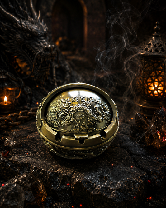 Dragon Ashtray with Lid