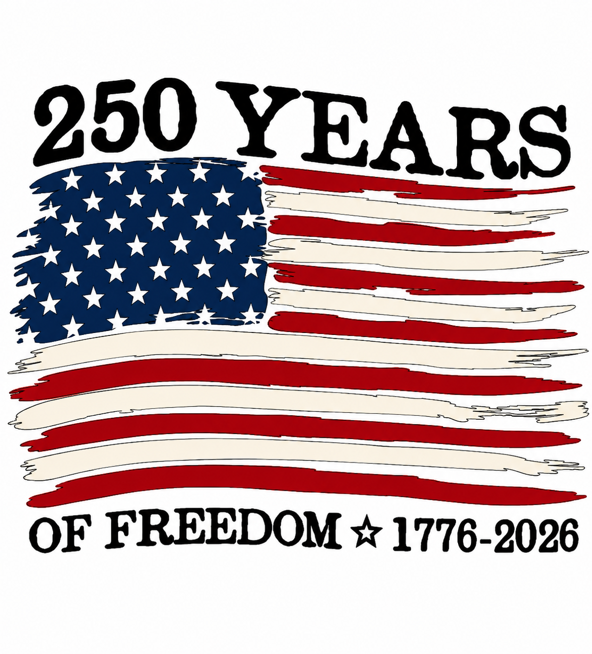 250 Years of Freedom T-Shirt | 1776-2026 | America | USA | Free Shipping