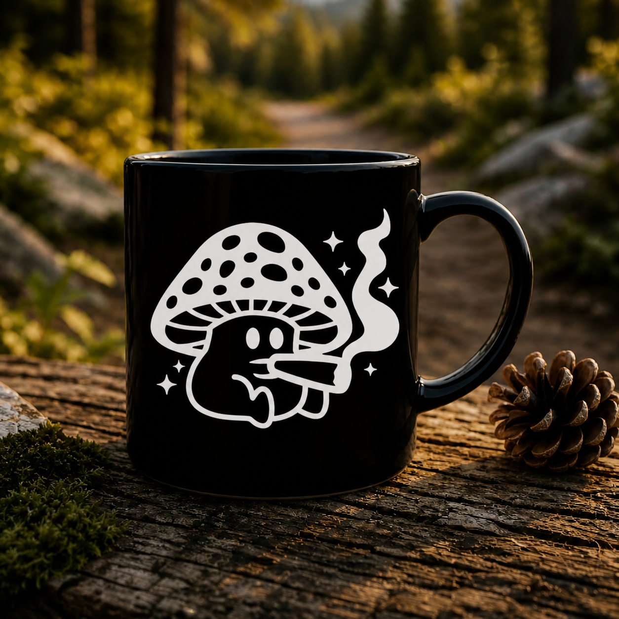 Smoking Mushroom Coffee Mug