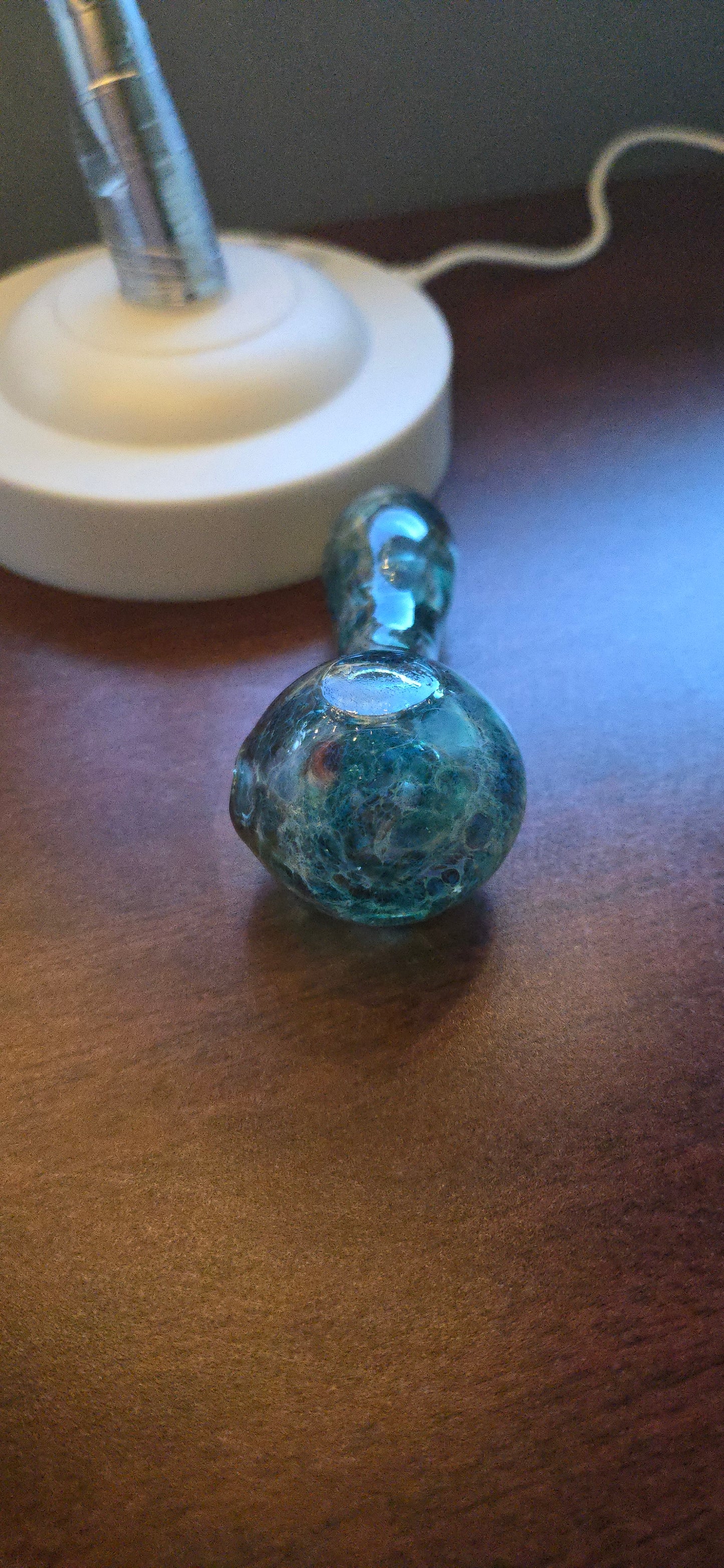 Blue Glass Hand Pipe – Perfect Session Kit