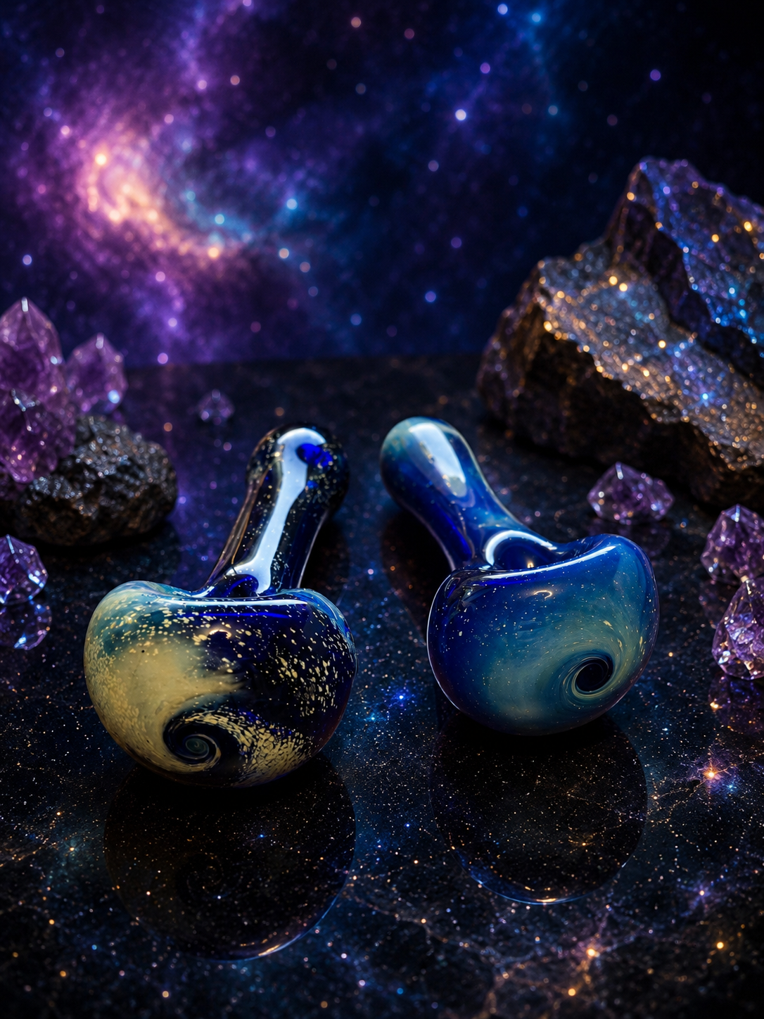 Galaxy Glass Smoking Piece