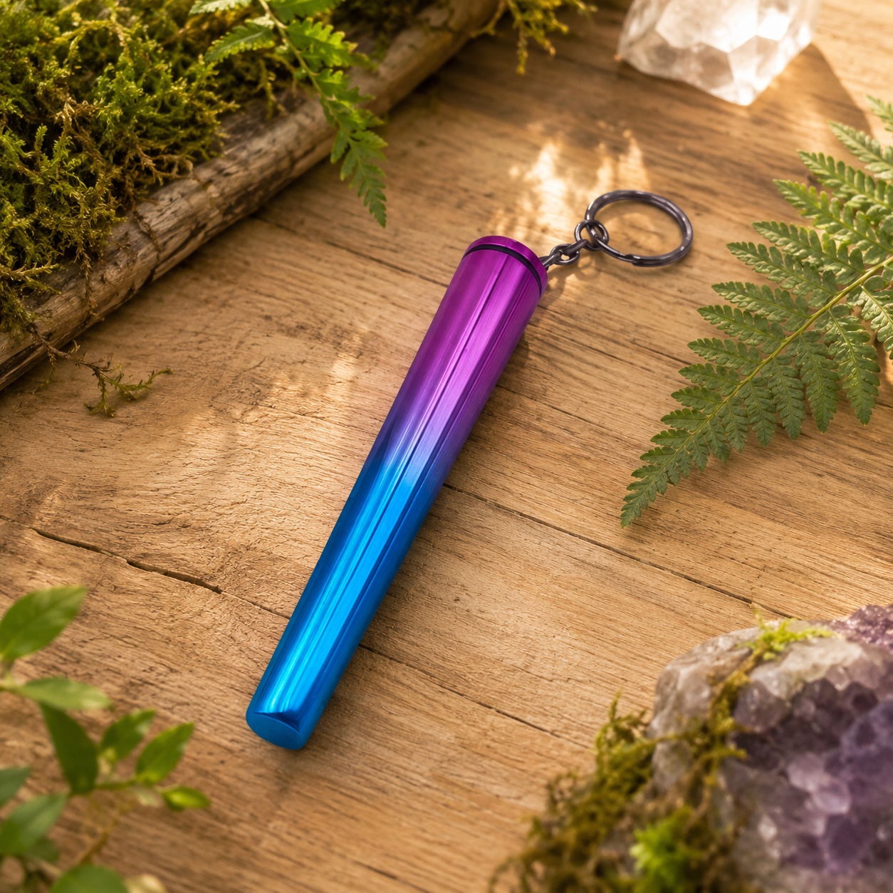 Single Cigarette Holder, Portable Reusable Metal Joint/Blunt Case
