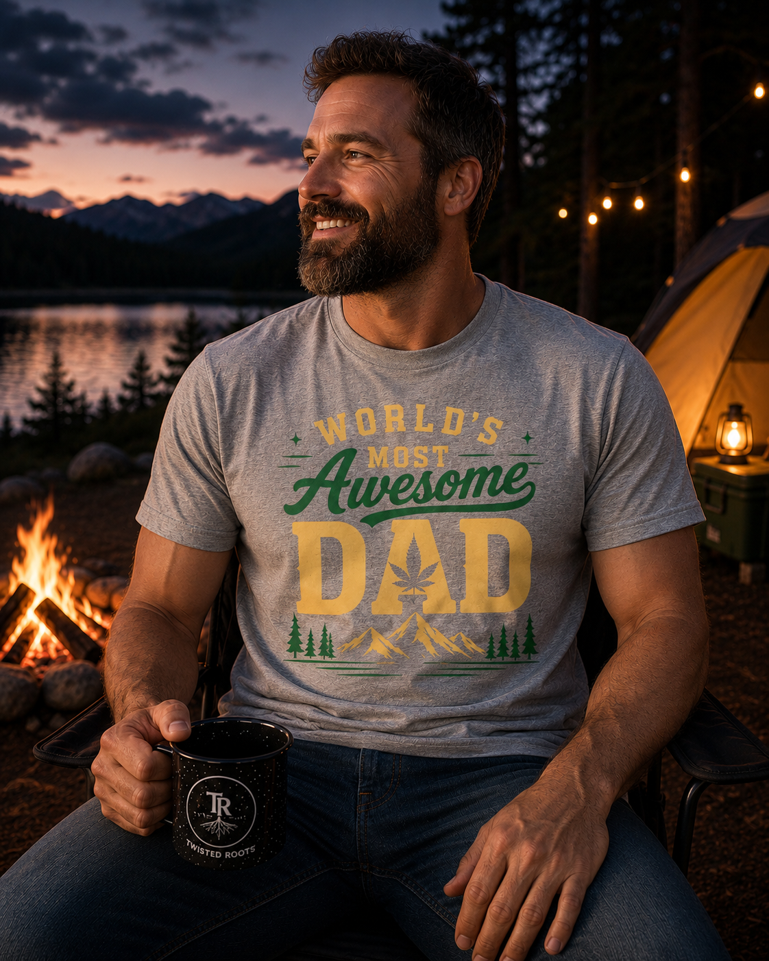 World's Most Awesome Dad T-Shirt