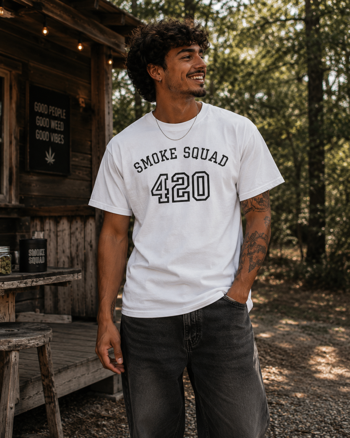 Smoke Squad 420  Graphic Tee | Twisted Roots Streetwear