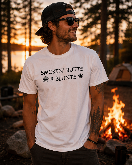 Butts & Blunts Graphic Tee | Twisted Roots Smoke Culture Streetwear