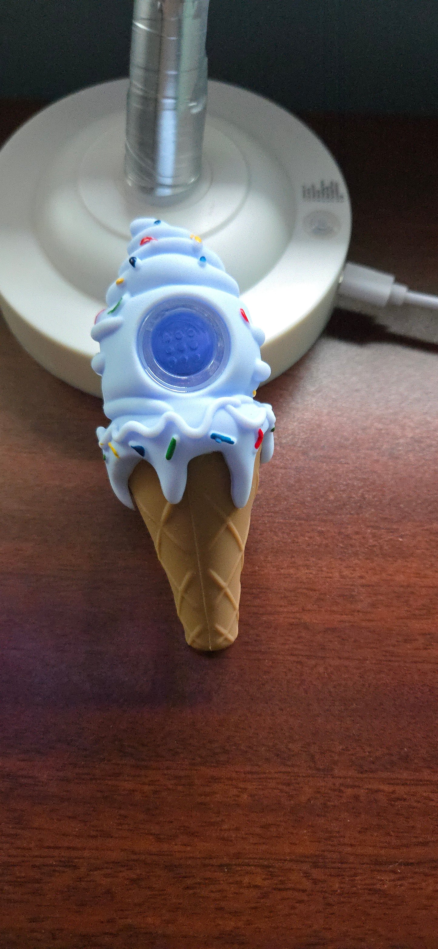 Ice Cream Cone Silicone Pipe