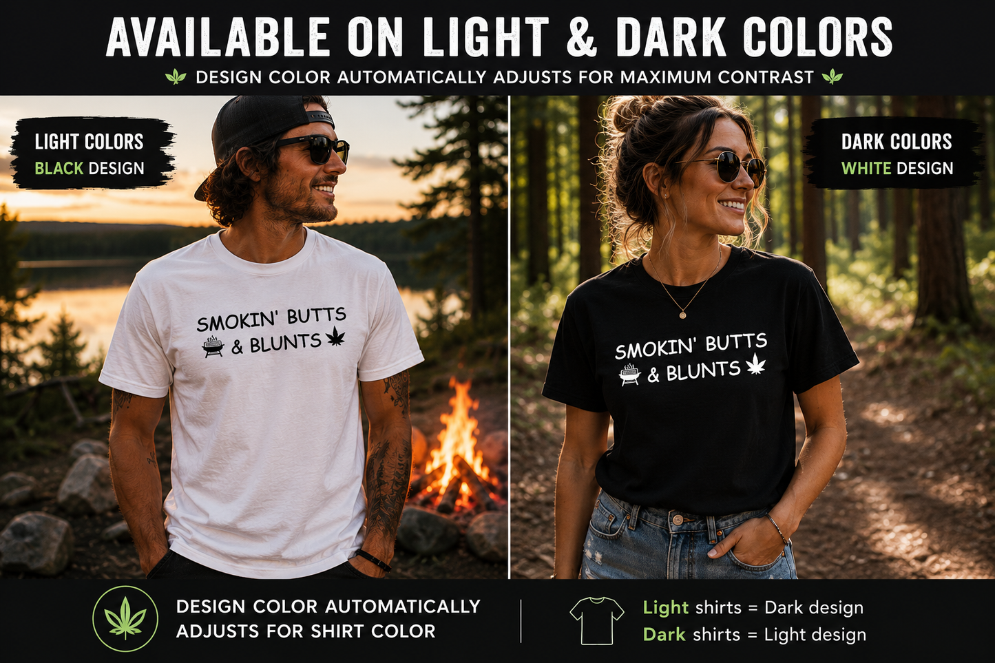 Butts & Blunts Graphic Tee | Twisted Roots Smoke Culture Streetwear