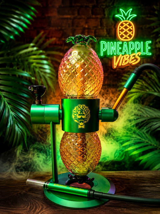 Stündenglass Pineapple Hookah Complete Set with Everything