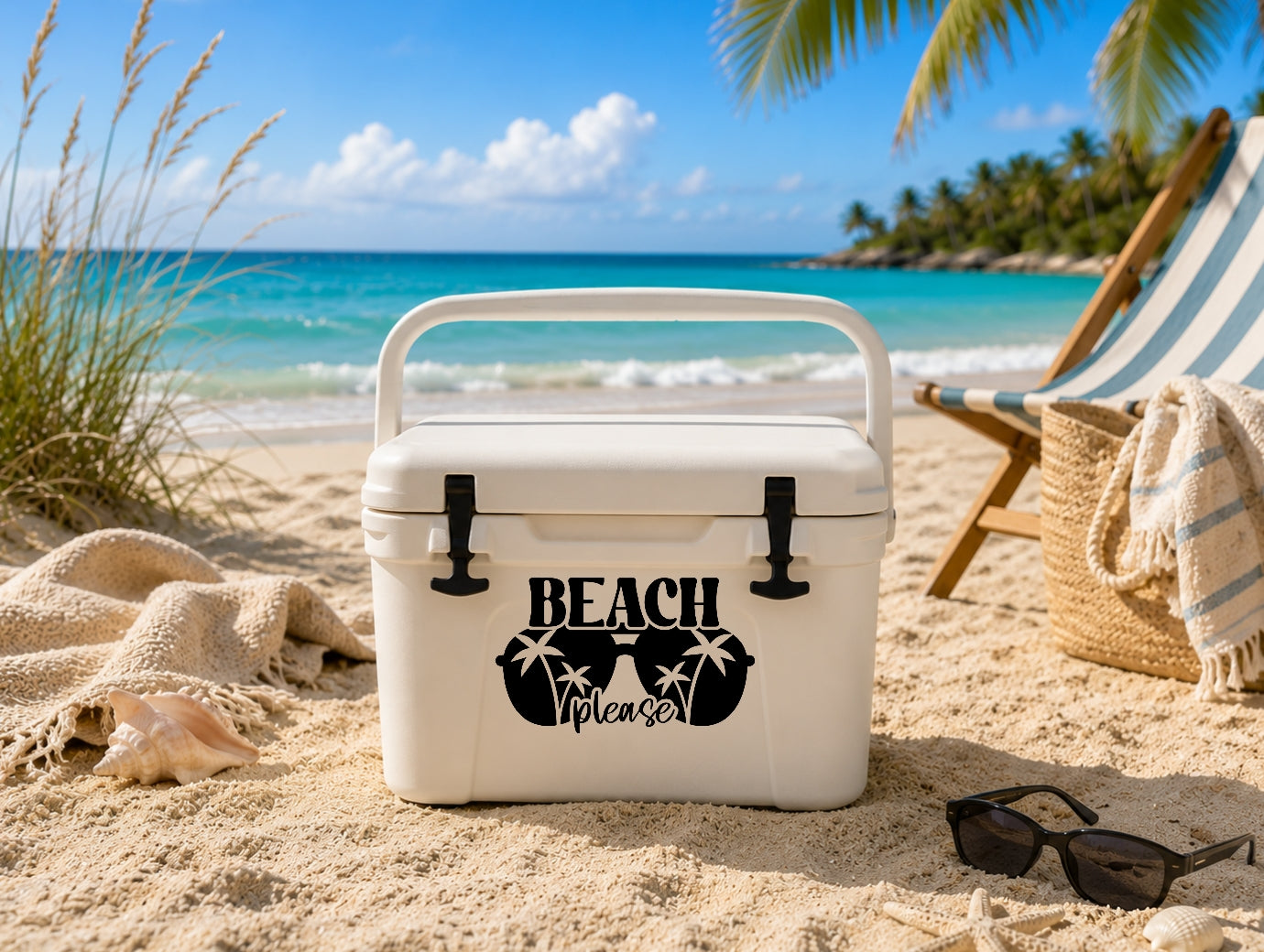 Beach Decal Collection - 12 Pack