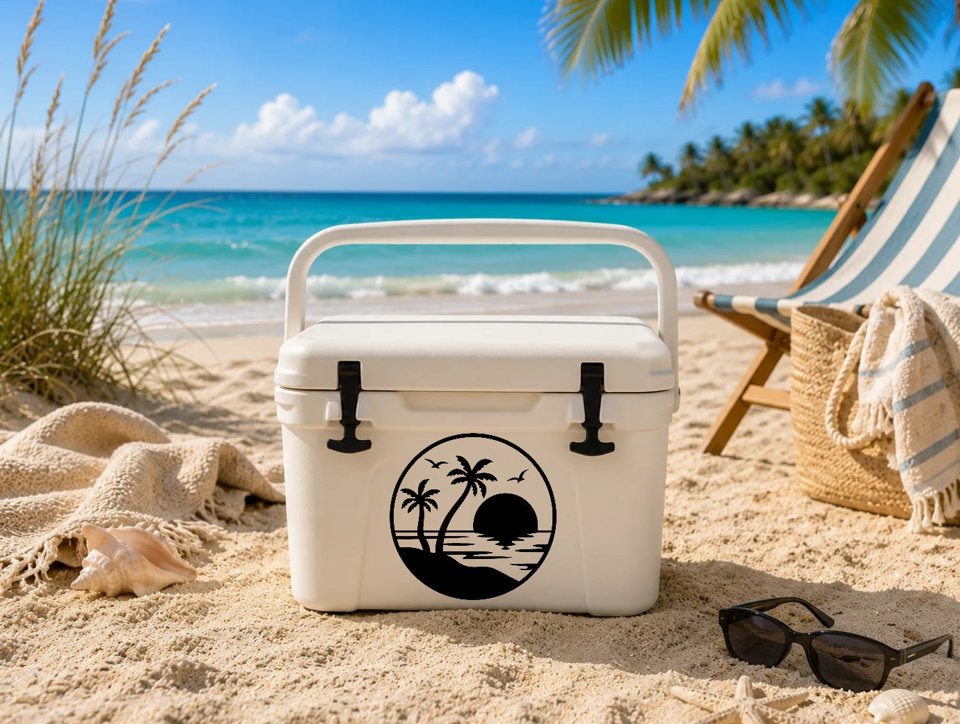 Beach Decal Collection - 12 Pack