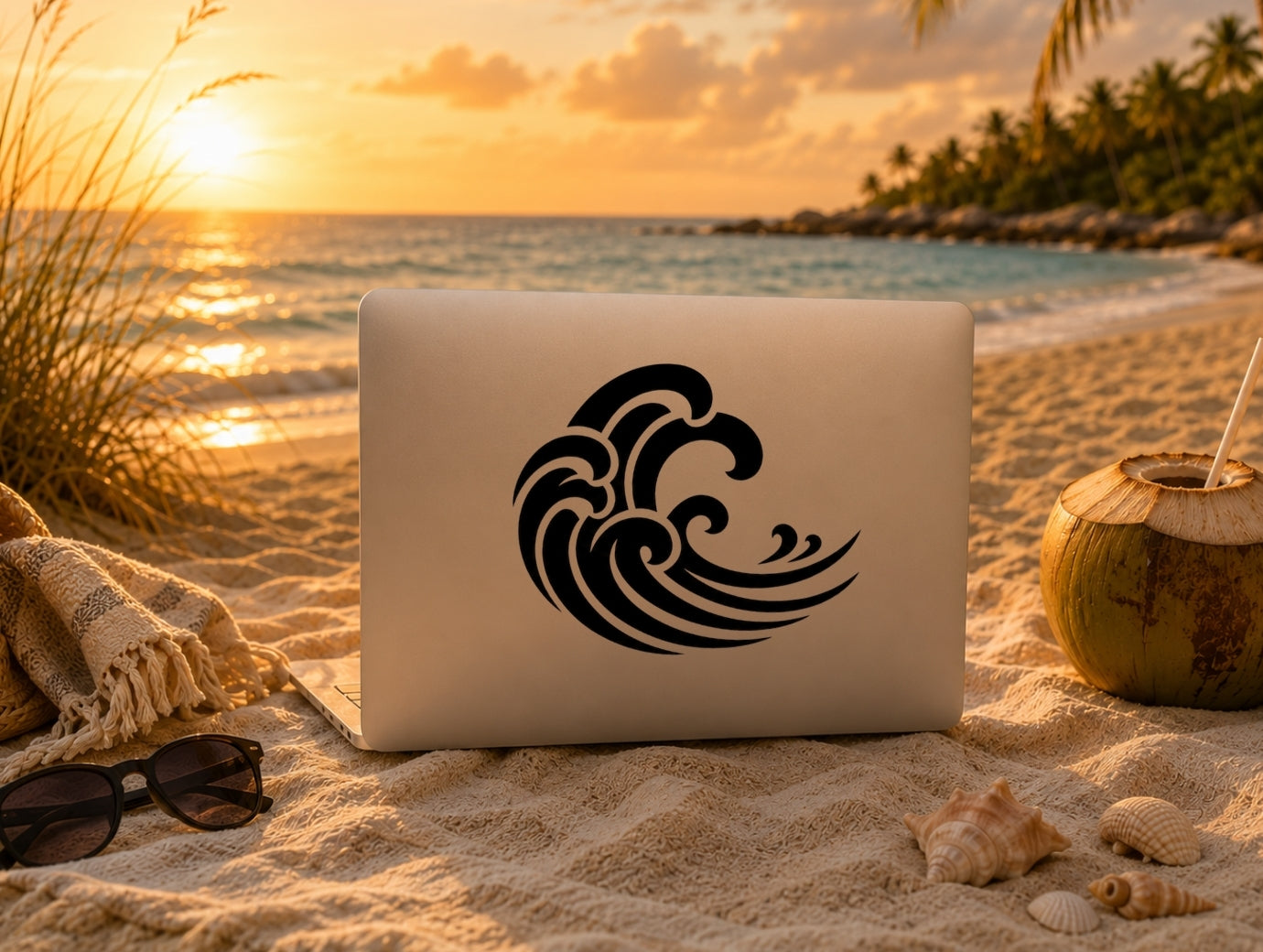 Beach Decal Collection - 12 Pack