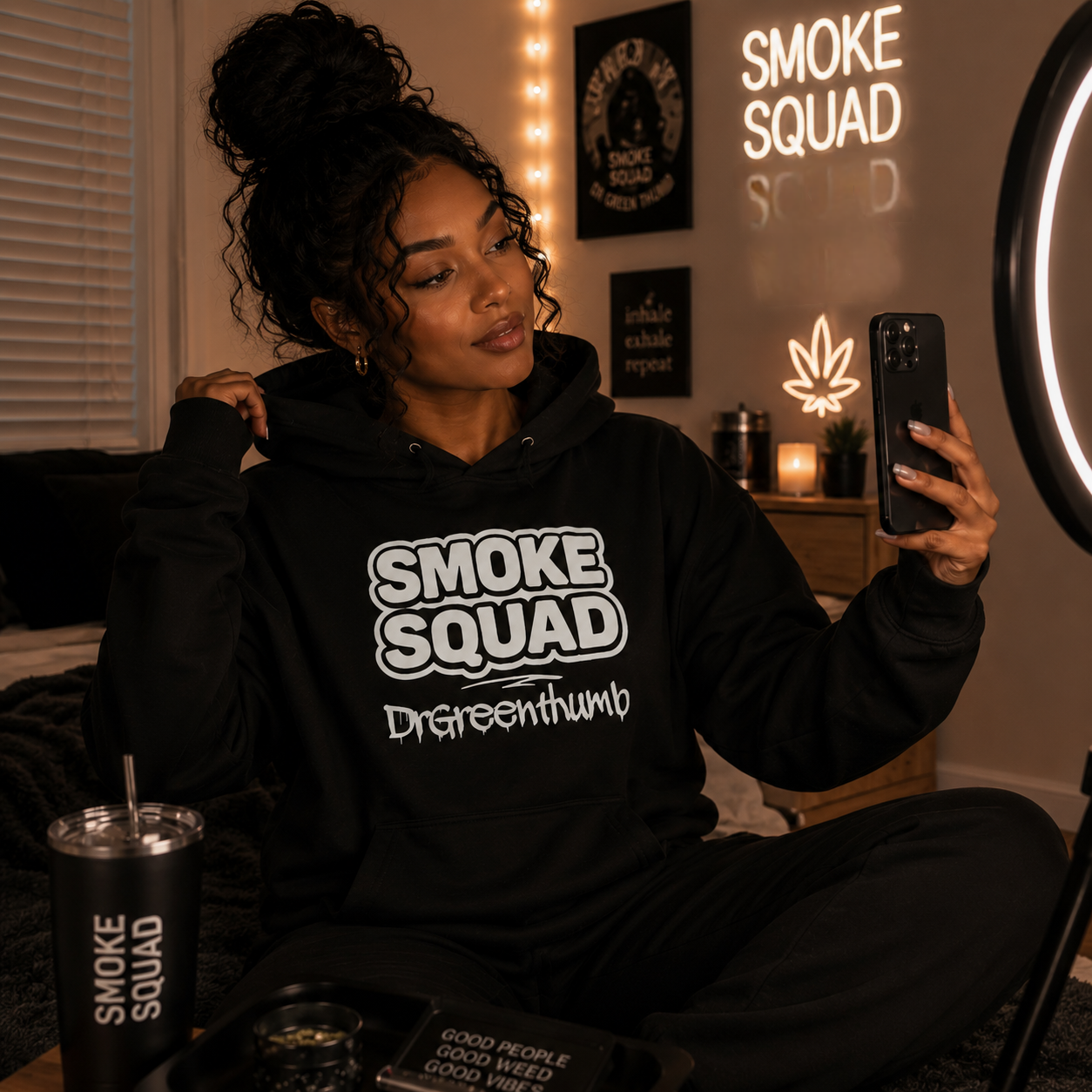 Smoke Squad Graphic Hoodie | Twisted Roots Urban Streetwear