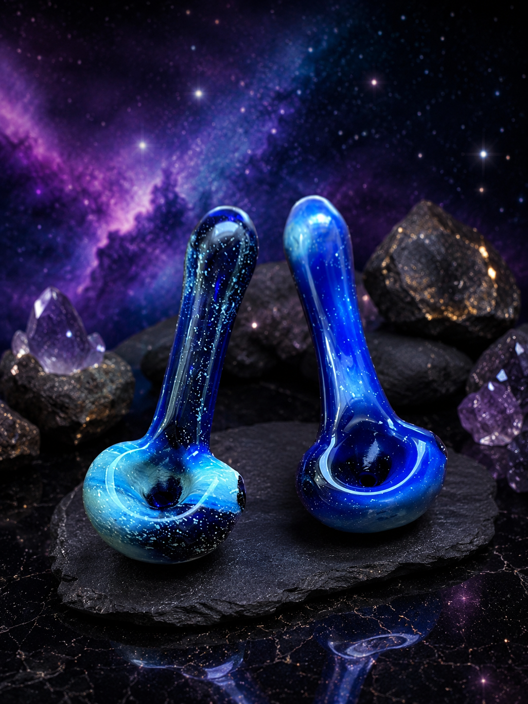 Galaxy Glass Smoking Piece